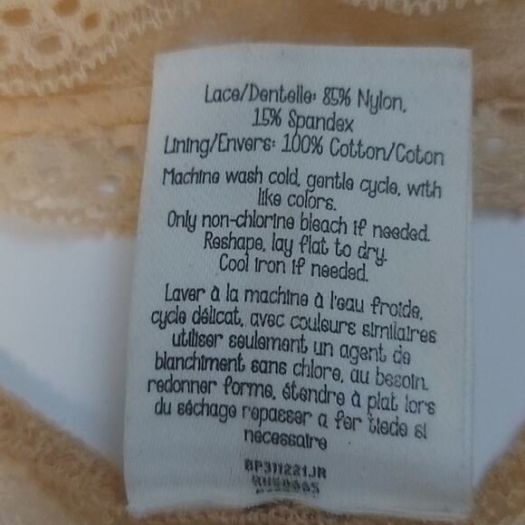 BP UnderOver Bralette Lot Size L Lingerie Coquette Girl Bridal Intimates Lace - Picture 6 of 7